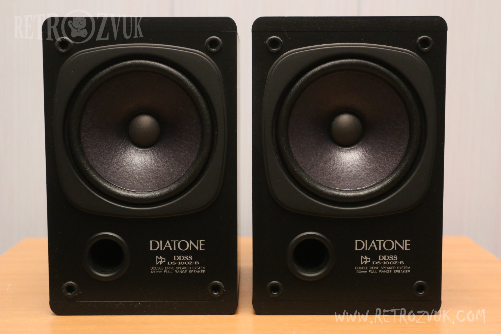 ブラック黒【極美品】DIATONE スピーカー　DDSS DOUBLE DS-100Z