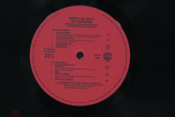 David Lee Roth – Skyscraper (Japan) — изображение 6