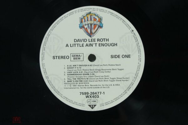 David Lee Roth – A Little Ain't Enough (EU) — изображение 6