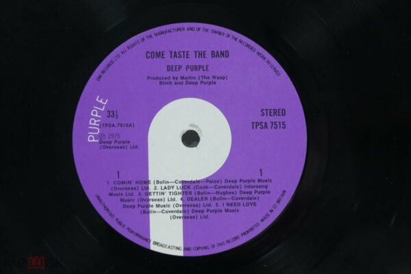 Deep Purple – Come Taste The Band (UK) — изображение 6